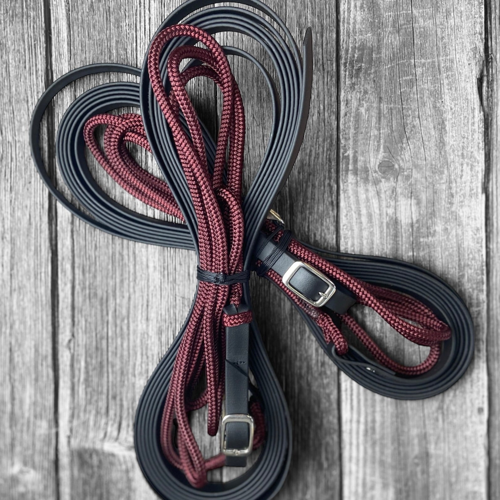 SHOWMEN CRAFT Harnais de conduite en cuir noir et marron clair pour chariot de cheval unique en 4 tailles (complet SHOWMEN CRAFT Harnais de conduite en cuir noir et marron clair pour chariot de cheval unique en 4 tailles (complet