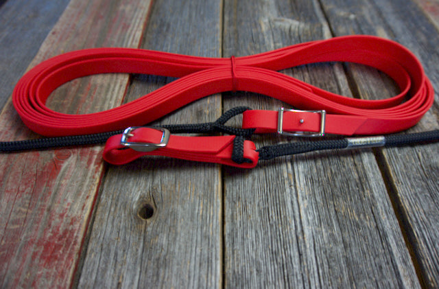 Guides en Biothane pour longues rênes