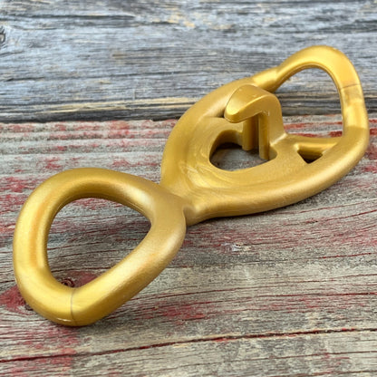 Cordes et Galop - Cordes et Galop - natural horsemanship - horse ground work - equine businesses - horsemanship - horse - horses - red - Hookilpenn or - Hookilpenn gold - Attache de sécurité-sellerie - Hookilpenn doré